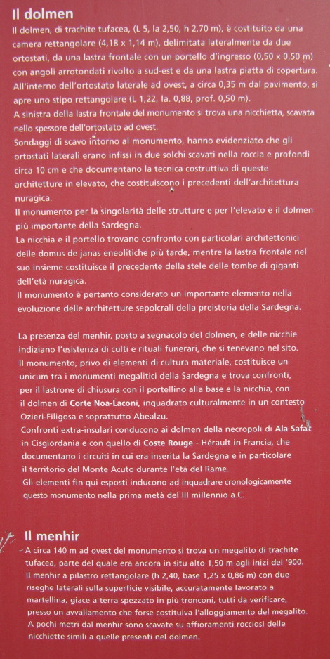 Sa Coveccada Dolmen