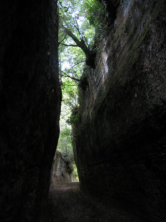 Click for full size image of Via cava di Poggio Prisca (PID:62642) Via cava di Poggio Prisca