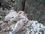 Anthropomorphic stele near Bric Le Pile - PID:134410