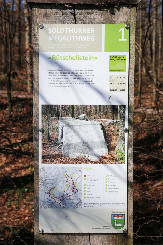 Rütschelistein - Solothurner Megalithweg