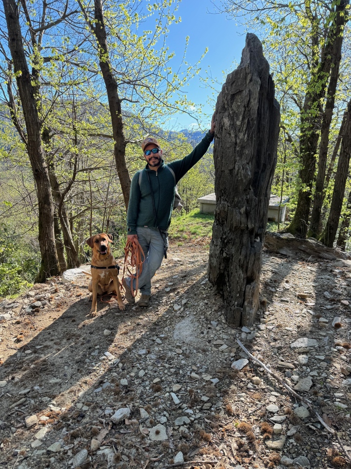 The Menhir of the Motto del Risc