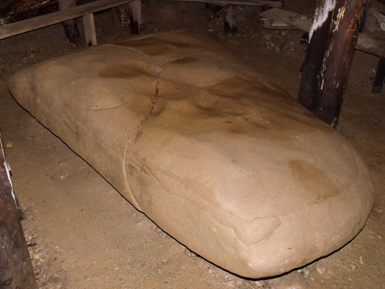 
One of the huge megalithic blocks they have found