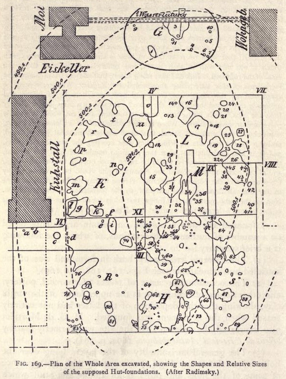 Plan of the site, from 