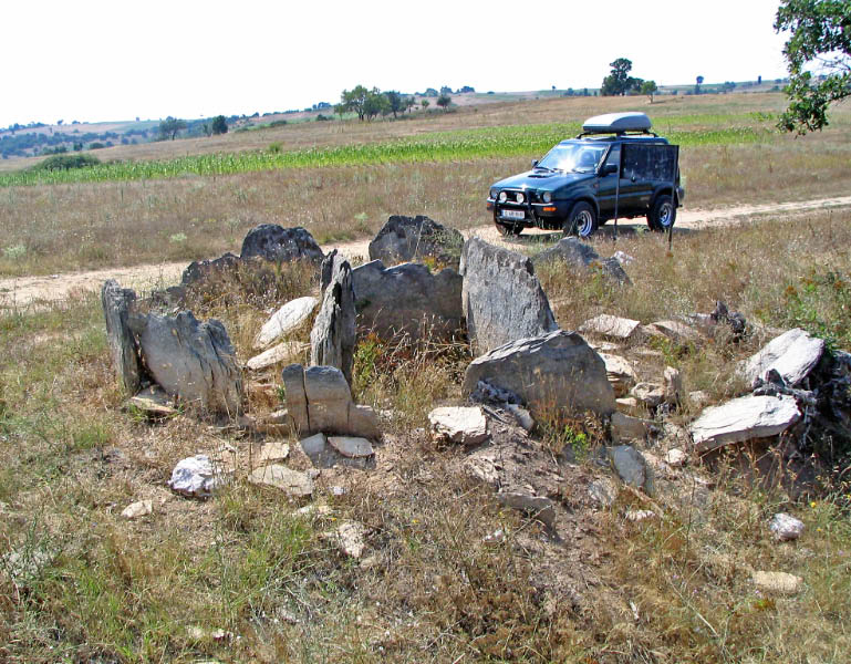 Zhelezino Dolmen This dolmen in Bulgaria was built by the Thracians and was used as a grave during the whole 1st millennium BC. Later it became a local sanctuary. The stone circle around divides the holy area from the world.
Its located near the Zhelezino village.