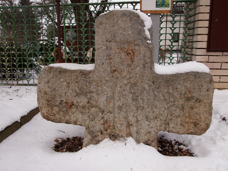 Massive stone cross