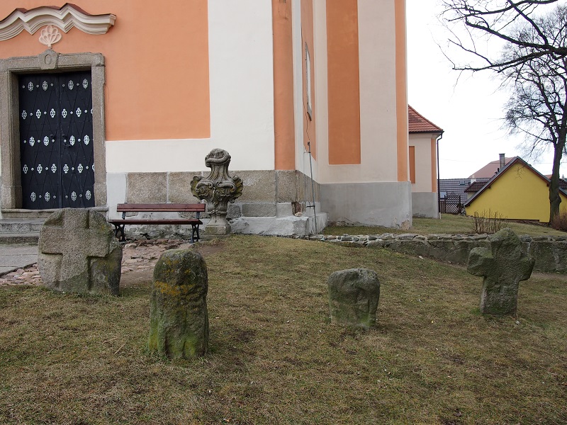 Stone crosses Kladruby