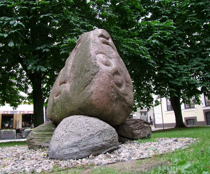 Stone Head of Salaspils replica