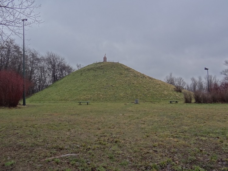 Kopiec Wandy - view from the north (photo taken on December 2011).