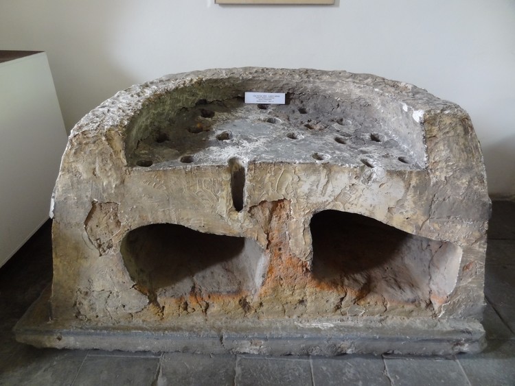 Reconstruction of the pottery kiln from late La Tene period which was discovered in Nowa Cerekiew (photo taken on August 2013).