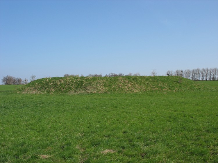 Grodzisko near Przysieka - view from the east (photo taken on April 2011).

