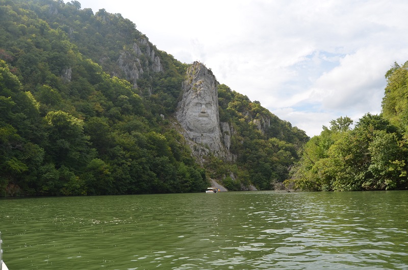 The face of Dacian King Decebalus