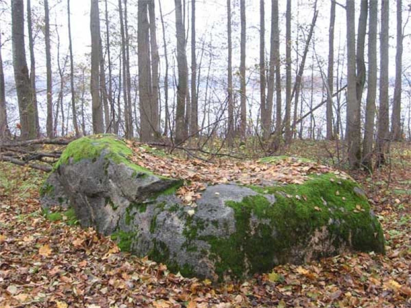 Shaman Rock on Lake Dgo