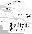 Click for full size image of Petroglyphs of Pegtymel River (PID:141259) Petroglyphs of Pegtymel River