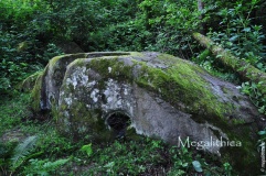 Double chamber semi-monolithic dolmen 2-3 Chukhukt River