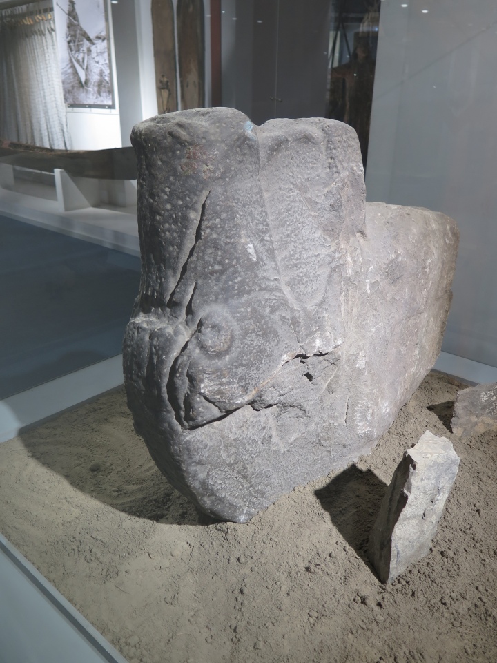 Bear head.  Okunevskaya Culture 2000 BC.  Photographed in September 2019