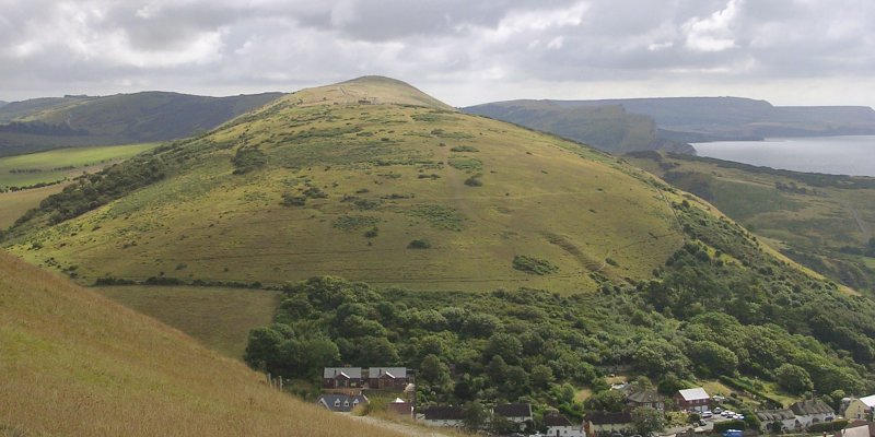 Bindal Ridge Bindon Hill Hillfort : The Megalithic Portal and Megalith Map: