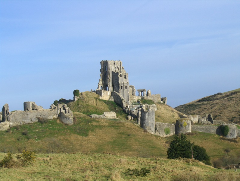 Corfe Castle & St. Edward the Martyr's Well