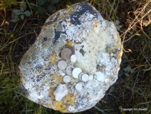 Cross and Hand Stone