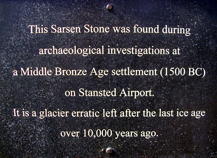 Stansted Airport Stone