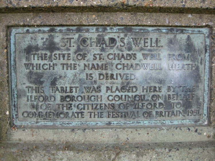 Click for full size image of St Chad's Well (Chadwell Heath) (PID:89828) St Chad's Well (Chadwell Heath)