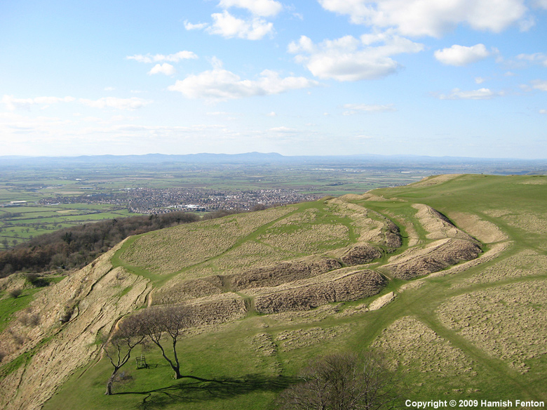 Cleeve Hill - Hillfort.
Kite Aerial Photograph, 29 March 2009