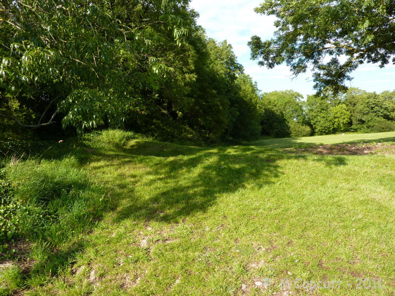 Remains of the ramparts at the northwestern side 