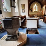 Eversley Church Sarsen Stone - PID:260411 Eversley Church Sarsen Stone - PID:260411