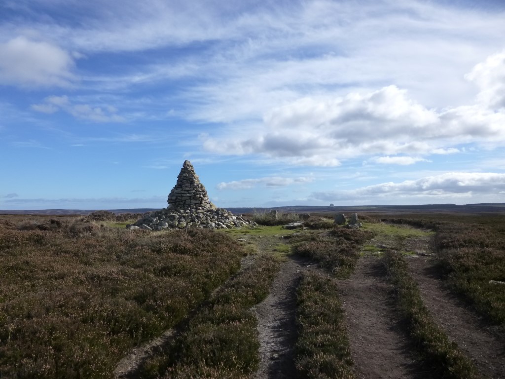 Simon Howe  - Looking East October 2013. Fylingdales Early Warning Station can be seen just popping up on the skyline right of centre 