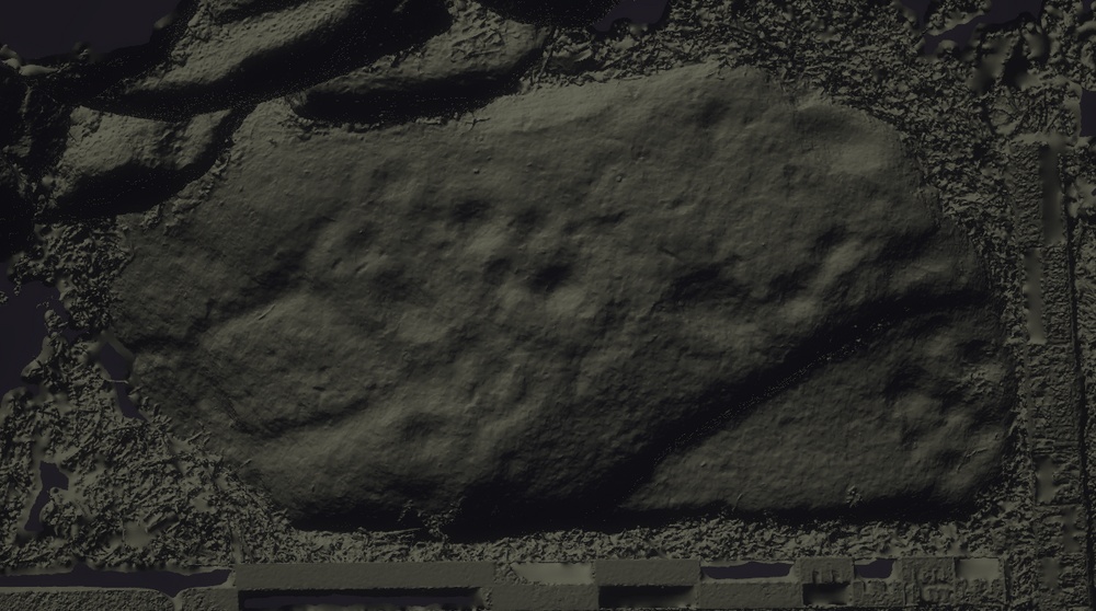 A screenshot from a 3D model of 'Dene Hole 03' on ERA. 

 