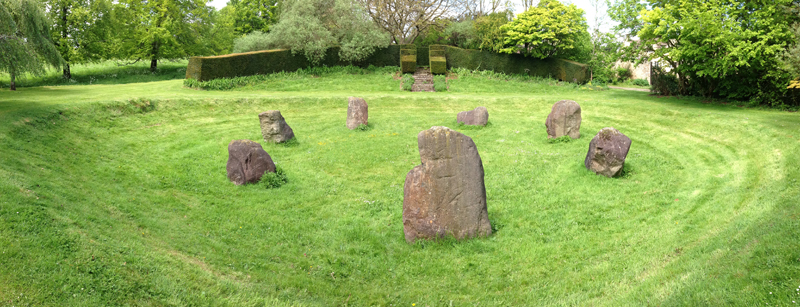 Hazelbury Manor Menhirs