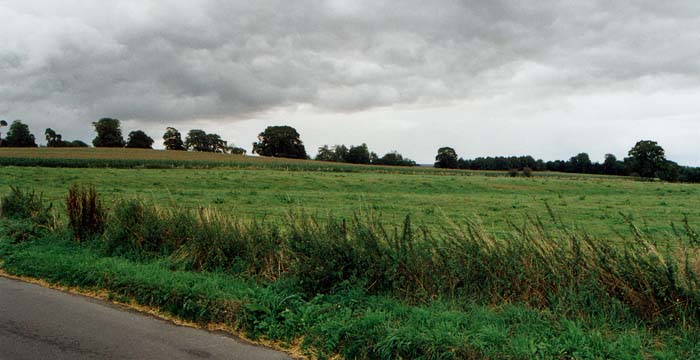 The surviving earthworks of Marden Henge in Wiltshire.