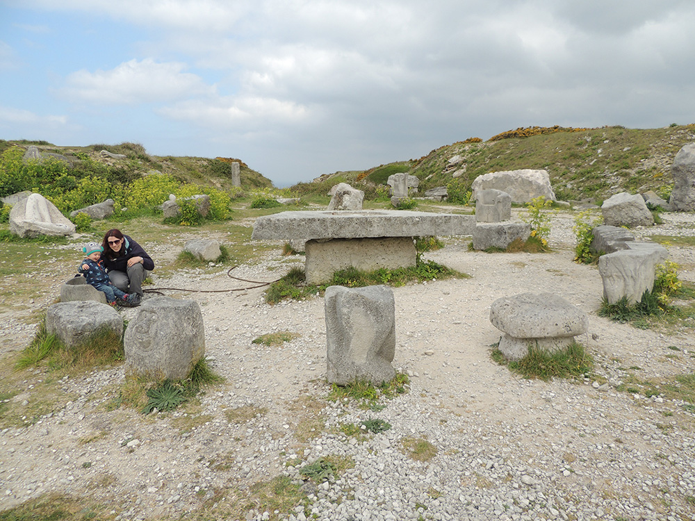 Tout Quarry Sculpture Park - The circle of stones