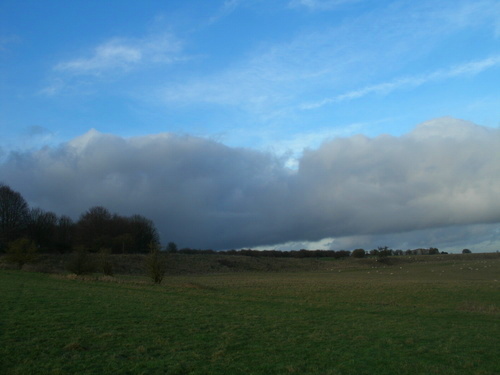 Durrington Walls at the winter solstice.