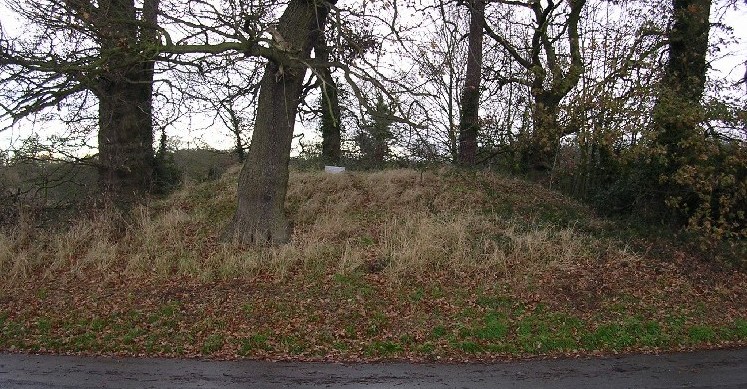 Robin Hood's Tump SJ575599   - the remains of a bowl or round barrow (National Monuments Record gives it as a bowl barrow), over a possible settlement, not far off the A51 near Tilstone Fearnall.

The access was surprisingly good - on a very wide corner, giving plenty of space for unobtrustive parking. Largely unremarkable, given no burials have been found here, but as I have spent longer, and s