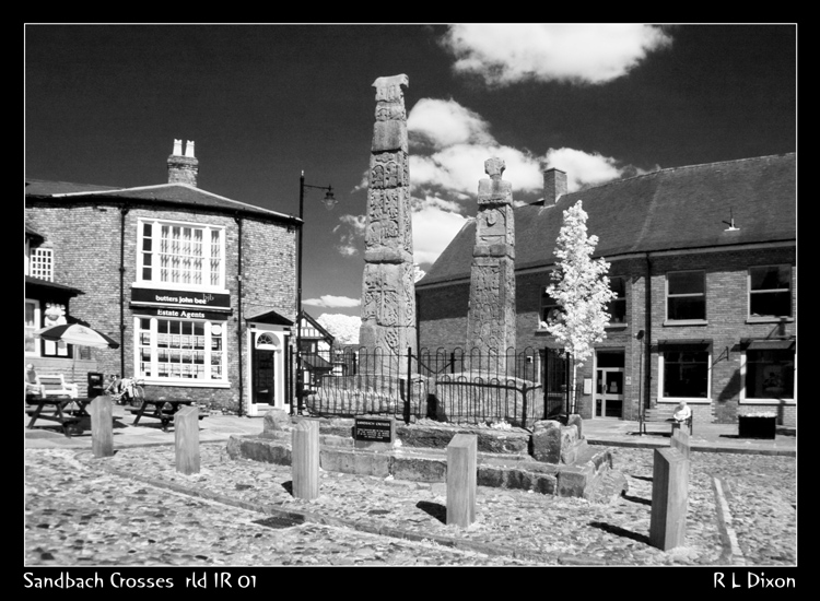 Sandbach Crosses 
taken in Infra red
3-6-2011