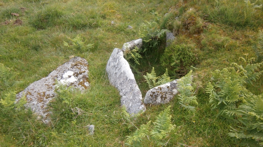 Twelve men's moor cairn and cist