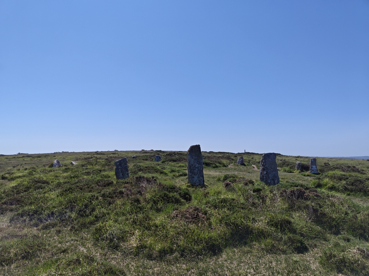 Click for full size image of Boskednan stone circle (PID:305544) Boskednan stone circle