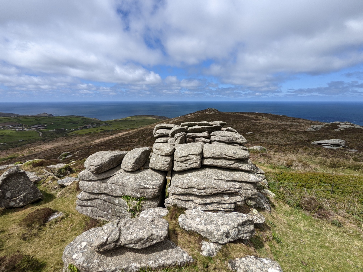 Click for the gallery page to add comments and vote (PID:227248) Zennor Hill and Carn Zennor