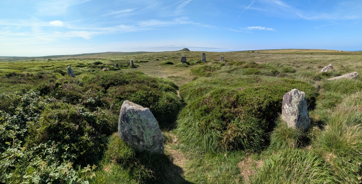 Click for full size image of Boskednan stone circle (PID:294332) Boskednan stone circle