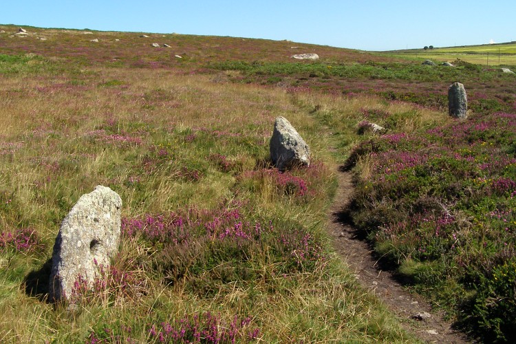 Kenidjack Common holed stones