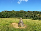 Click for full size image of Standing Stone to the East of Porthluney Bay (PID:274320) Standing Stone to the East of Porthluney Bay