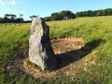 Click for full size image of Standing Stone to the East of Porthluney Bay (PID:274316) Standing Stone to the East of Porthluney Bay