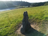 Click for full size image of Standing Stone to the East of Porthluney Bay (PID:274317) Standing Stone to the East of Porthluney Bay