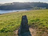 Click for full size image of Standing Stone to the East of Porthluney Bay (PID:274321) Standing Stone to the East of Porthluney Bay