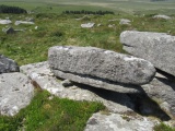 Propped stones on Garrow Tor - PID:215320