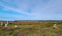 Click for full size image of Boskednan stone circle (PID:253774) Boskednan stone circle