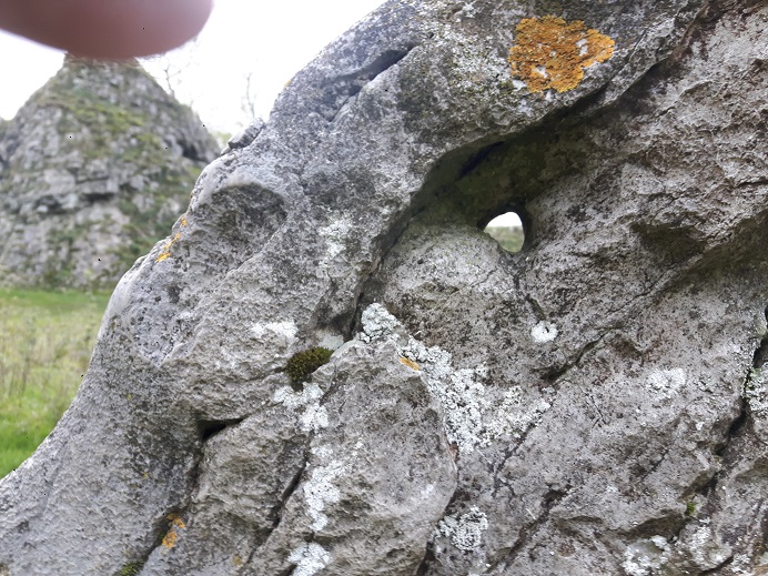 Pilsburry holed standing stone
