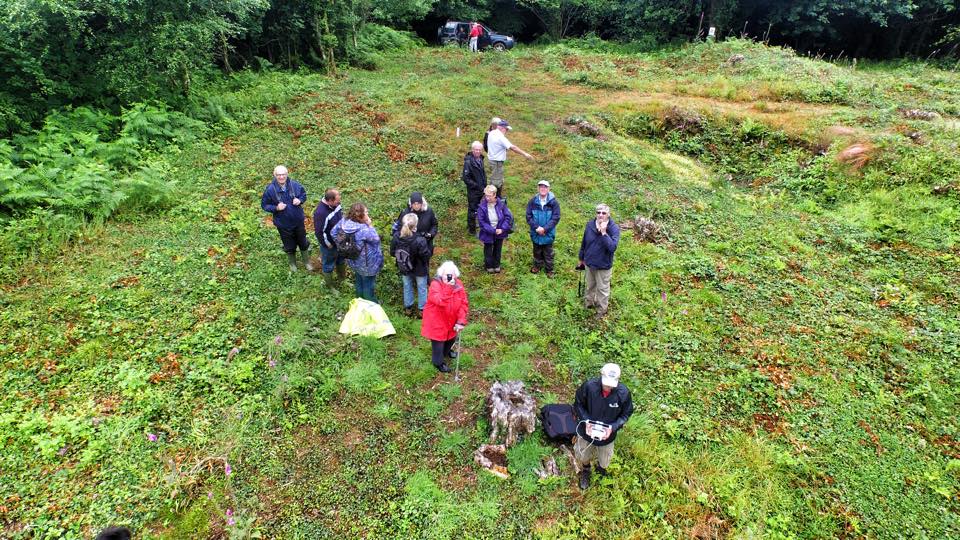 Some of the Friends of Berry Castle. 

Photo Credit: Ian Kevern