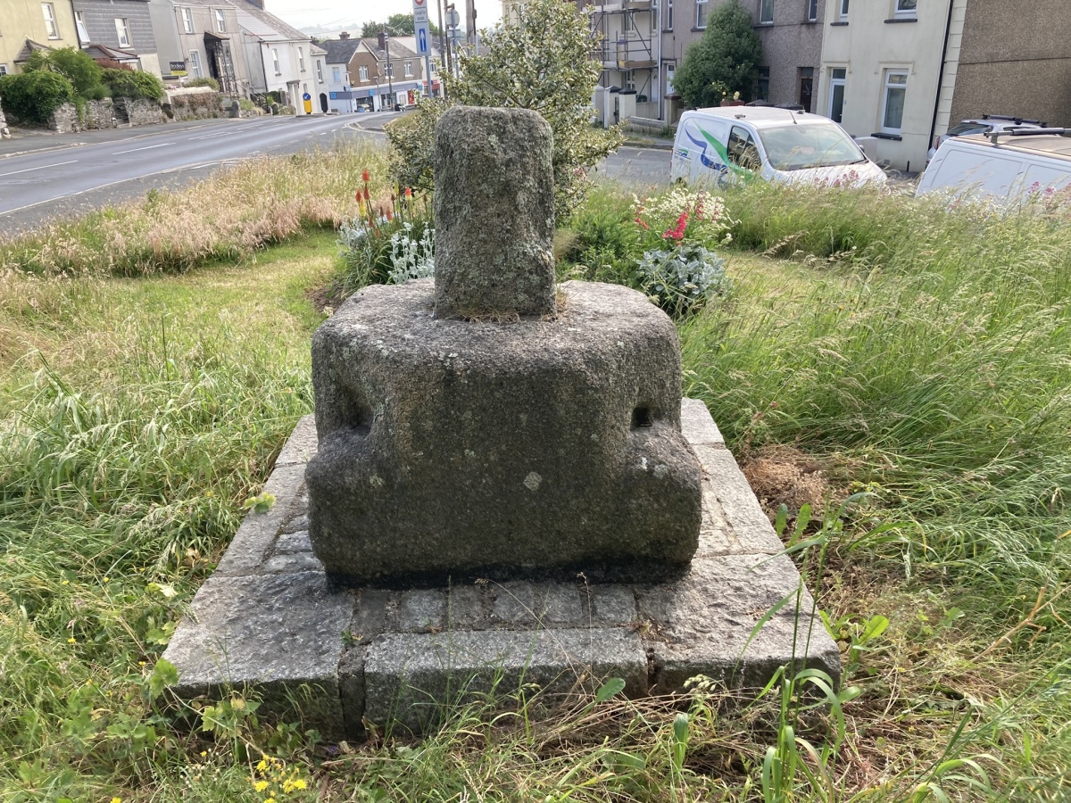 Elburton Cross viewed from WSW.