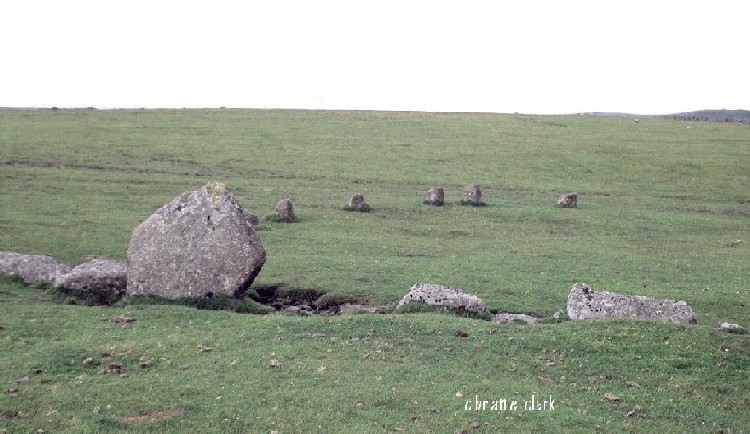 Sherberton Stone circle @ SX 639733.